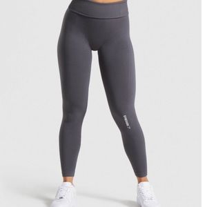 GYMSHARK Power Down Leggings- Charcoal SMALL